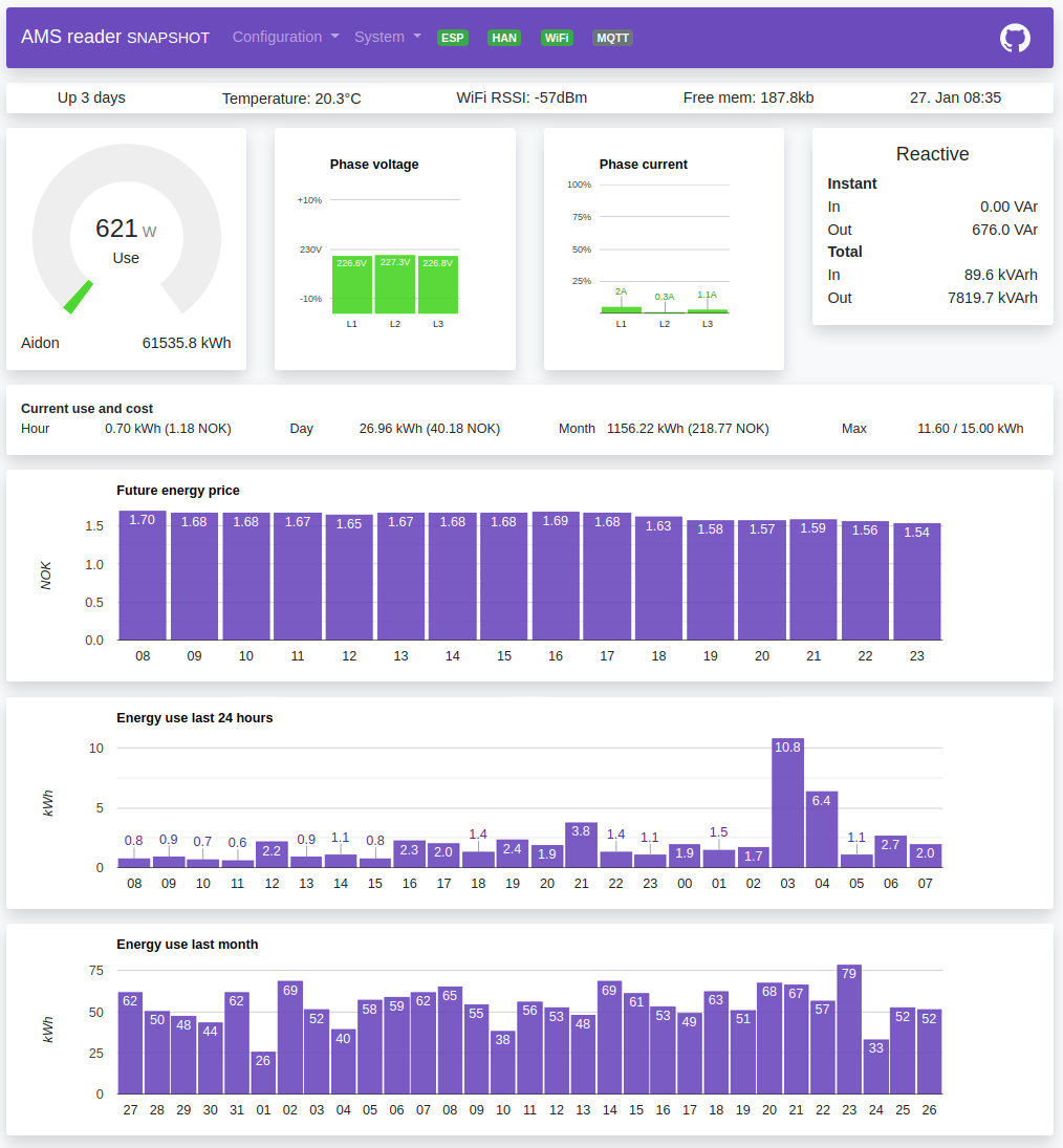 How can I read data from my Pow-K / Pow-U when I'm not at home?