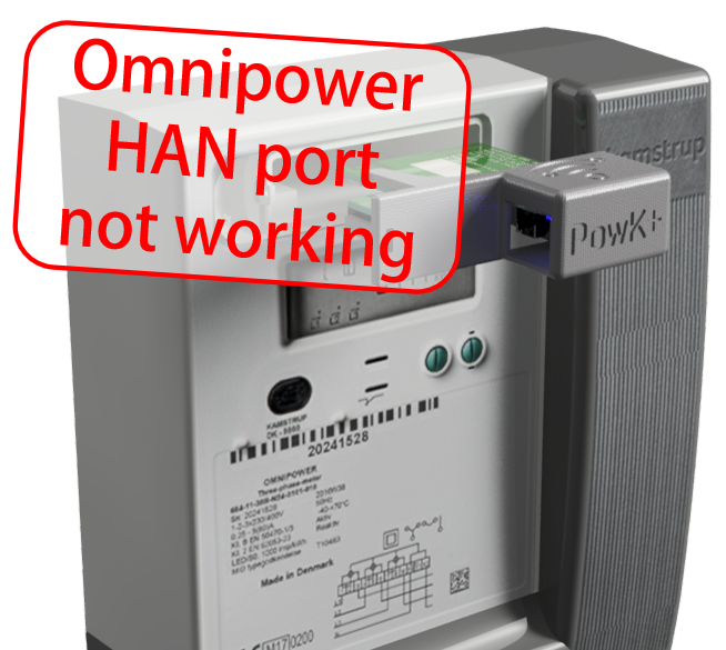 Kamstrup Omnipower HAN port not working